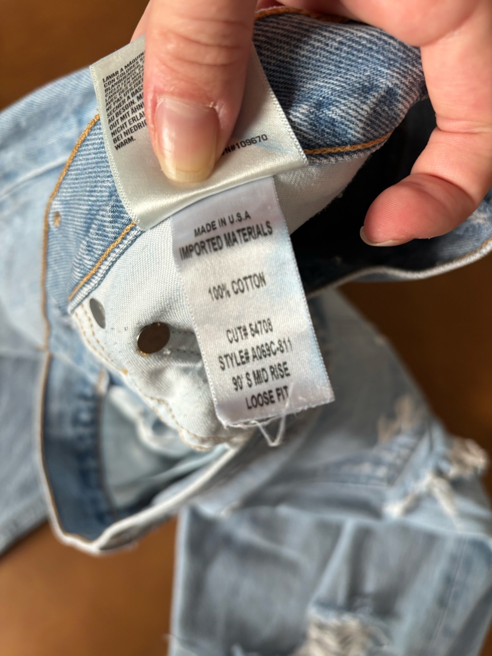 Agolde 90s mid rise loose fit - Picture 3 of 5